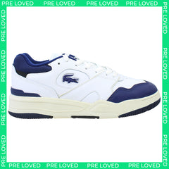Lacoste Lineshot Mens White/Navy Trainers NO BOX