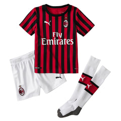 Puma AC Milan 2019-20 Home Kids Red/Black/White Set