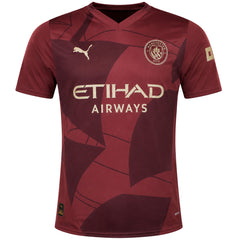 Puma MCFC Man City Third Mens Red Replica Jersey