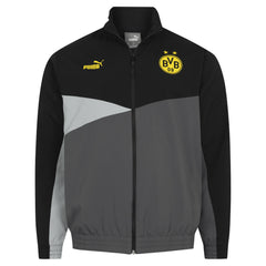 Puma Borussia Dortmund BVB 09 Mens Grey Jacket