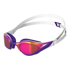 Speedo Fastskin Pure Focus White/Purple Mirror Swimming Goggles