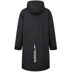Speedo Logo Unisex Black/Red Oversized Poncho