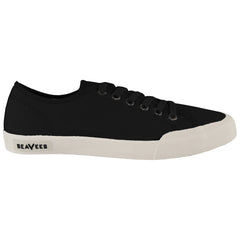 SeaVees Monterey Mens Black Plimsolls
