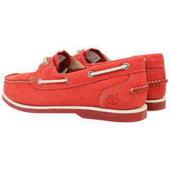 Timberland Classic Womens Red Boat Shoes