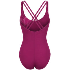 Speedo LuxePool Womens Purple Swimsuit
