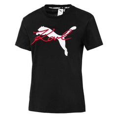 Puma x Karl Lagerfeld Womens Black T-Shirt