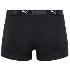 Puma 2-Pack Sport Cotton Mens Black Boxer Shorts