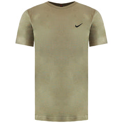 Nike Plain Logo Mens Light Brown T-Shirt