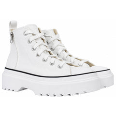Converse Chuck Taylor Lugged Lift Hi Kids White Shoes