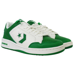 Converse Weapon OX Unisex White/Green Trainers