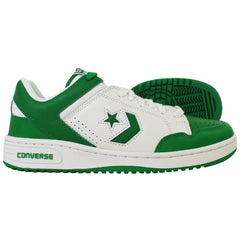Converse Weapon OX Unisex White/Green Trainers