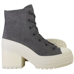 Converse Chuck 70 De Luxe Heel Hi Unisex Grey Shoes