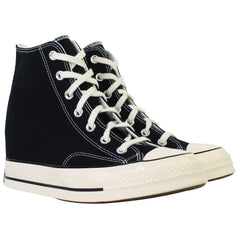 Converse Chuck 70 Wedge Hi Womens Black Plimsolls