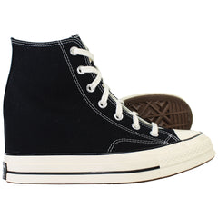 Converse Chuck 70 Wedge Hi Womens Black Plimsolls