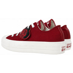 Converse Chuck Taylor Lift OX Womens Red Plismolls