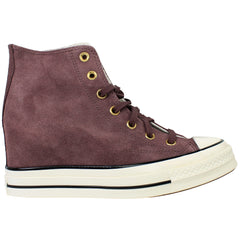 Converse Chuck 70 Wedge Hi Womens Burgundy Plimsolls