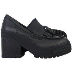 Converse Chuck 70 De Luxe Heel Platform Womens Black Shoes