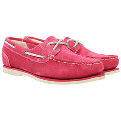 Timberland Classic Womens Purple Boat Shoes