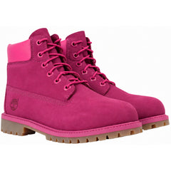 Timberland 6inch Premium Waterproof Kids Pink Boots