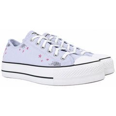 Converse Chuck Taylor Lift OX Womens Blue Plimsolls
