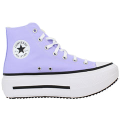Converse Chuck Taylor Lift Double Stack Hi Unisex Purple Plimsolls