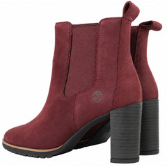Timberland Leslie Anne Womens Burgundy Chelsea Boots