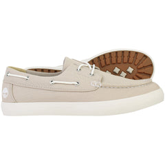 Timberland Union Wharf Mens Beige Boat Shoes