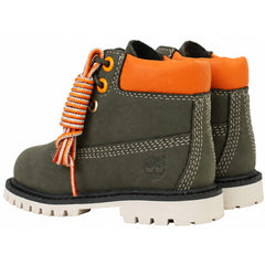 Timberland 6inch Premium Waterproof Kids Dark Green Boots