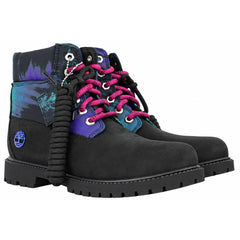 Timberland Heritage 6inch Womens Black Boots
