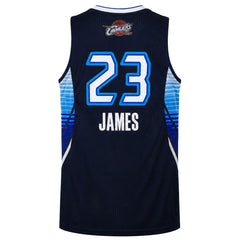 Mitchell & Ness NBA Cleveland Cavaliers #23 James Mens Navy Vest