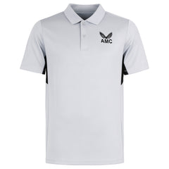 Castore AMC Technical Mens Ice Grey Tennis Polo Shirt