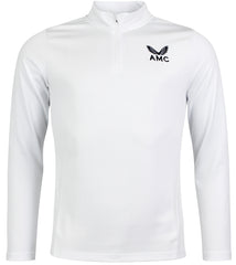 Castore AMC Core Mens White Midlayer Tennis Top