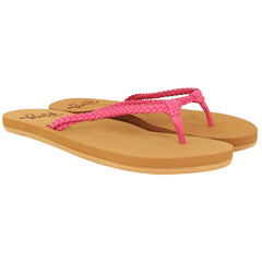 Roxy Costas II Kids Pink Flip-Flops