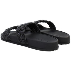 Roxy Slippy Braided Womens Black Sliders