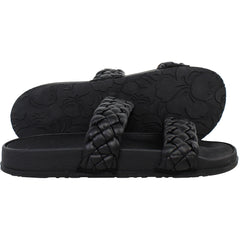 Roxy Slippy Braided Womens Black Sliders