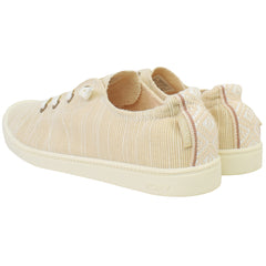 Roxy Bayshore Plus Womens Beige Plimsolls