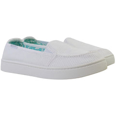 Roxy Minnow Plus Womens White Plimsolls
