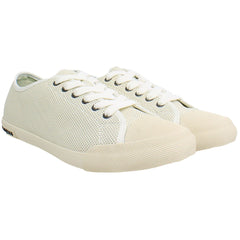 Seavees Army Issue Low Womens White Plimsolls
