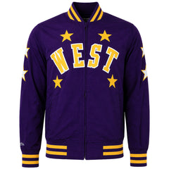 Mitchell & Ness NBA All Star Team History Warm Up 2.0 Mens Purple Jacket