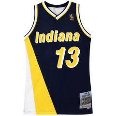 Mitchell & Ness NBA Indiana Pacers #13 Jackson Swingman Mens Navy Vest