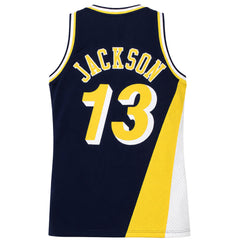 Mitchell & Ness NBA Indiana Pacers #13 Jackson Swingman Mens Navy Vest