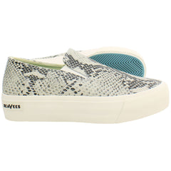 Seavees Baja Platform Mulholland Womens Beige Shoes
