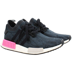 Adidas NMD_R1 Primeknit Womens Black/Blue Trainers