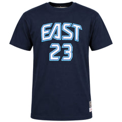 Mitchell & Ness NBA #23 LeBron James Mens Navy T-Shirt