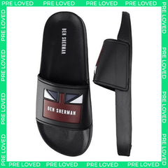 Ben Sherman Union Mens Black Sliders NO BOX
