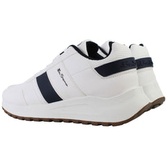 Ben Sherman Jackman Retro Mens White Trainers
