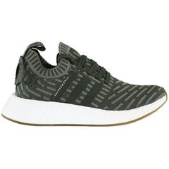 Adidas NMD_R2 Primeknit Womens Green Running Shoes