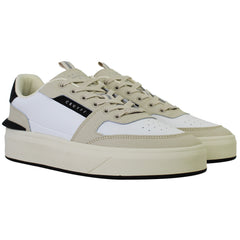 Cruyff Endorsed Tennis Mens White/Cream Trainers