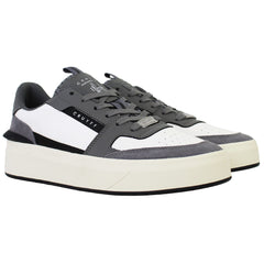 Cruyff Endorsed Tennis Mens White/Grey Trainers