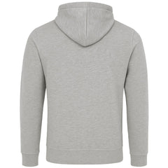Crosshatch Chest Print Mens Grey Hoodie